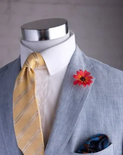 Red Exotic Caribbean Boutonnière Flower
