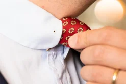 Rose Gold Ball End Collar Bar