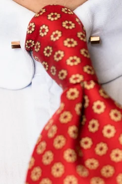 Rose Gold Hex End Collar Bar