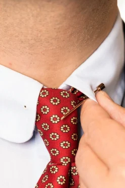 Rose Gold Hex End Collar Bar