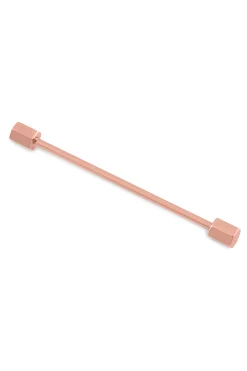Rose Gold Hex End Collar Bar