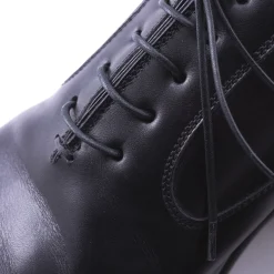 Round Black Waxed Cotton Shoelaces