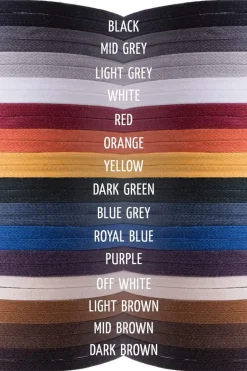 Round Light Brown Waxed Cotton Bootlaces
