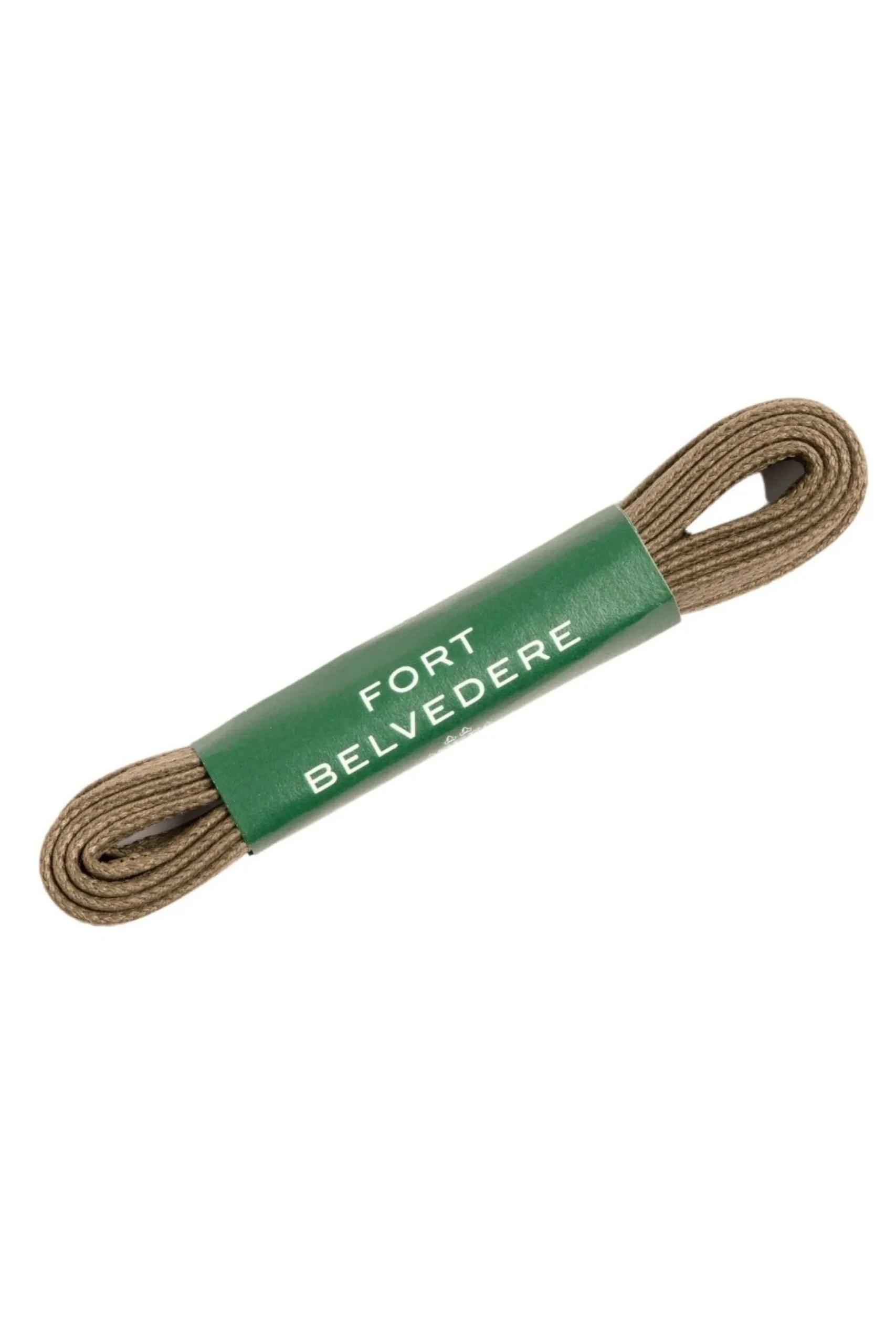 Round Military Green Waxed Cotton Shoelaces