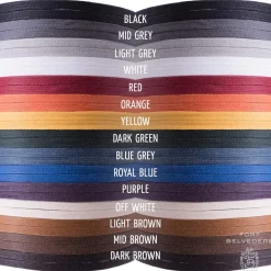 Round Off White Waxed Cotton Shoelaces