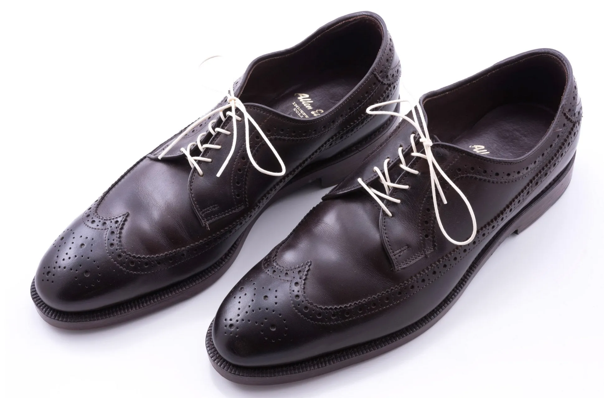 Round Off White Waxed Cotton Shoelaces