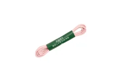 Round Pale Pink Waxed Cotton Bootlaces