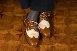 Round Pale Pink Waxed Cotton Bootlaces