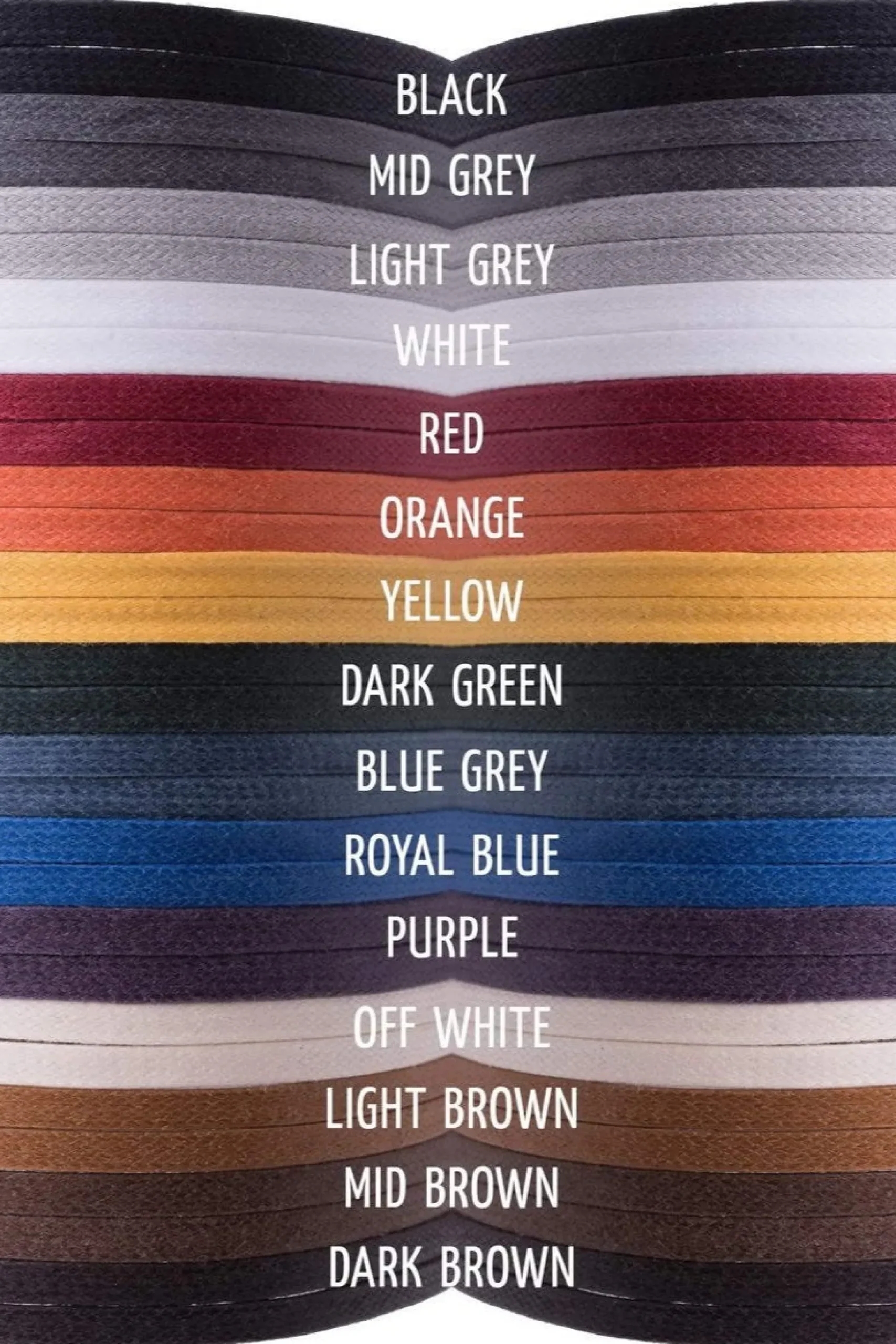 Round Royal Blue Waxed Cotton Bootlaces