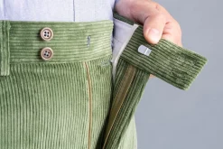 Sage Green Stancliffe Corduroy Trousers