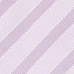 Silver & Black Striped Formal Tie Wedding Tie