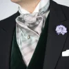 Silver Striped Formal Wedding Ascot