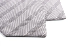 Silver Striped Formal Wedding Ascot