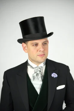 Silver Striped Formal Wedding Ascot