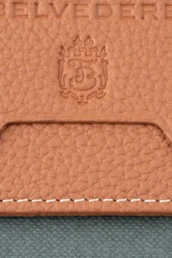 Slim Golden Brown Togo Leather Cardholder Wallet