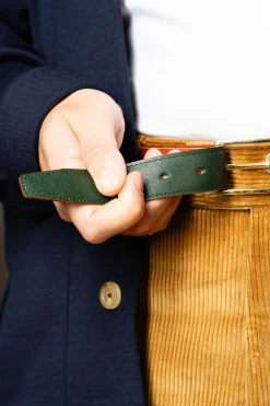 Toffee Brown Museum Calf Leather Belt