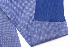Very Blue & White Two-Tone Solid Socks