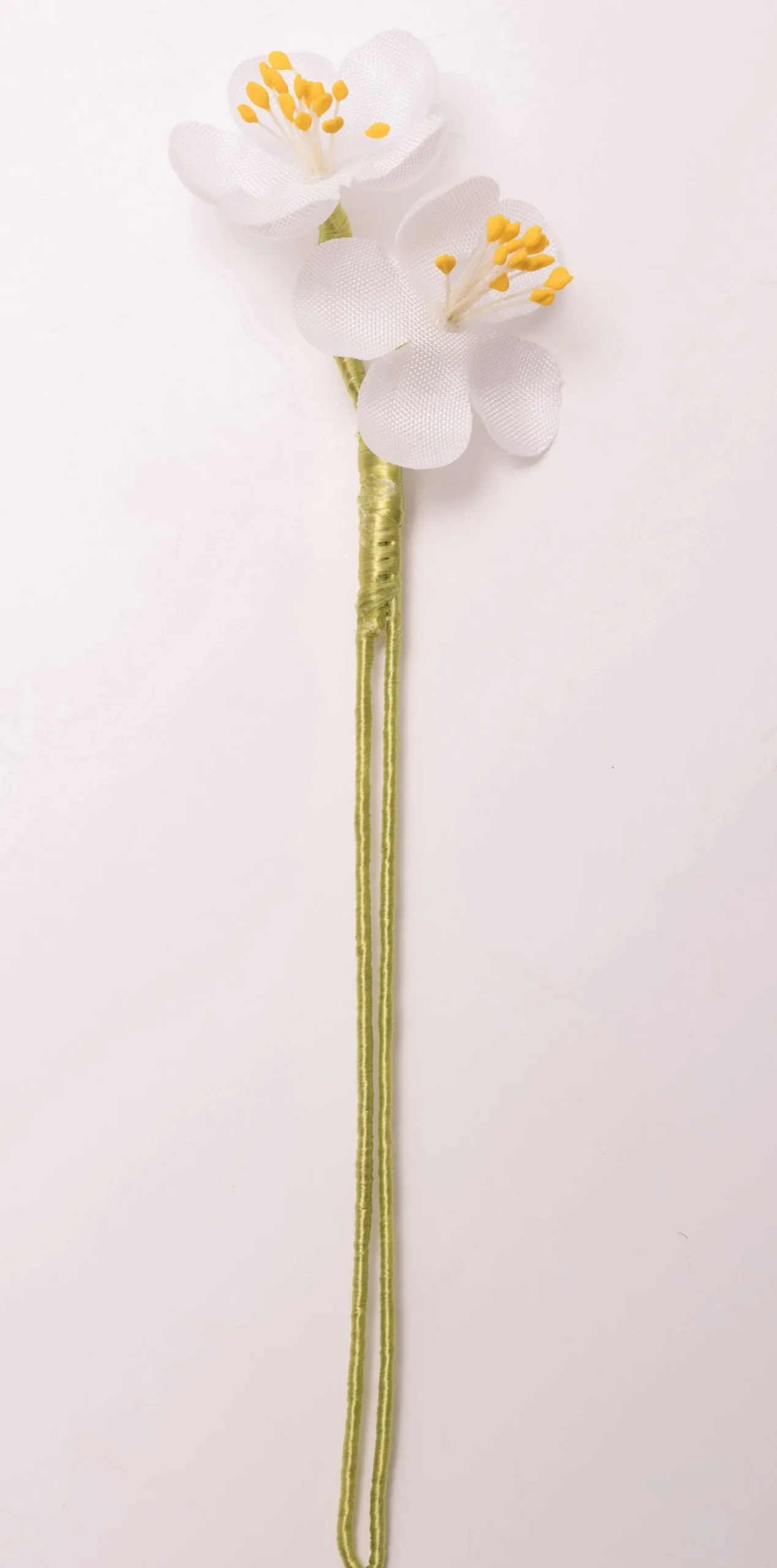 White Cherry Blossom Boutonnière Flower