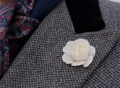 White Gardenia Boutonnière Flower
