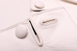 White Unlined Lamb Nappa Evening Dress Gloves